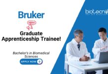 Graduate Apprenticeship Trainee! Bruker Bachelor’s in Biomedical Sciences