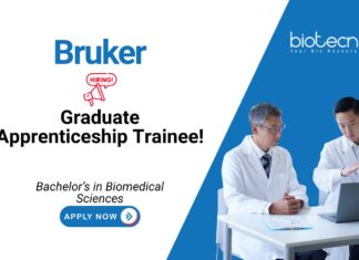 Graduate Apprenticeship Trainee! Bruker Bachelor’s in Biomedical Sciences