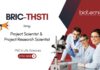 BRIC-THSTI Project Scientist & Project Research Scientist PhD in Life Sciences