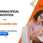 Associate Scientific Editor U.S. Pharmacopeial Convention Freshers Bachelor's Life Sciences