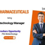 Freshers Opportunity Sun Pharmaceuticals Biotechnology Manager PhD Biotechnology