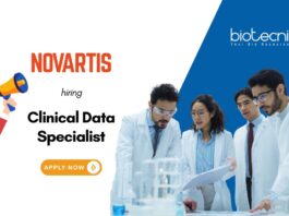 Clinical Data Specialist Novartis hiring