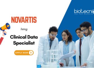Clinical Data Specialist Novartis hiring
