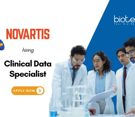 Clinical Data Specialist Novartis hiring