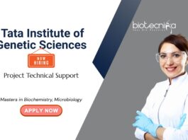Microbiology Job at TIGS, For Project Technical Support Role, in Bengaluru. Masters in Biochemistry, Microbiology, Apply Now!