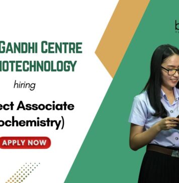 Project Associate (Biochemistry) Rajiv Gandhi Centre for Biotechnology hiring