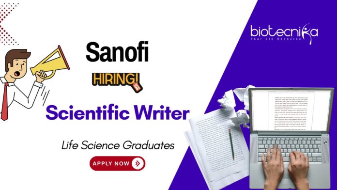 Red Bold Finance YouTube Thumbnail (8) Scientific Writer Sanofi Life Science Graduates