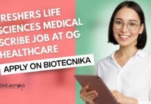 Freshers Life Sciences Medical Scribe Job at OG Healthcare