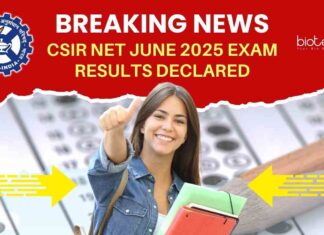 Results For CSIR NET June 2025 Declared