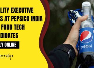 Food Technology Quality Executive Jobs at Pepsico