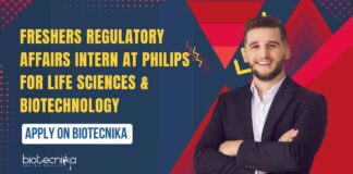 Freshers Biotech & Life Sciences Internship at Philips