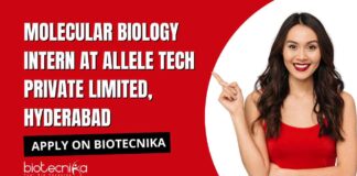 Molecular Biology Intern at Allele Tech