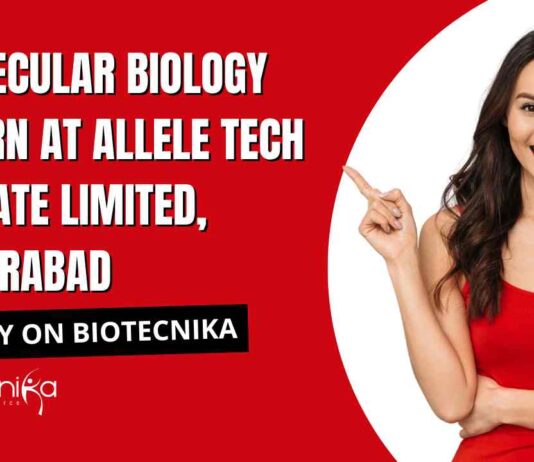 Molecular Biology Intern at Allele Tech