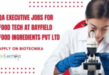 QA Executive Jobs For Food Tech