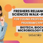 Freshers Biotech Job Vacancies Latest