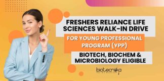 Freshers Biotech Job Vacancies Latest