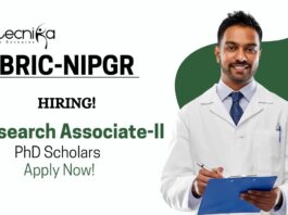 Research Associate Positions at BRIC-NIPGR | PhD Scholars Apply Now