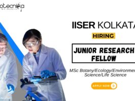 Research Job at IISER Kolkata MSc Graduates Apply Now for the Field Assistant Position (1)