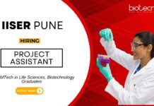 Research Job at IISER Pune MSc Graduates Apply Now for the Project Assistant Position