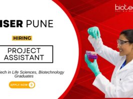 Research Job at IISER Pune MSc Graduates Apply Now for the Project Assistant Position