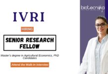 Research Job at IVRI MSc Agricultural Science Graduates Apply Now for the Senior Research Fellow Position