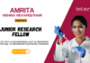 Research Jobs at Amrita Vishwa Vidyapeetham MTech Graduates Apply Now for the JRF Position
