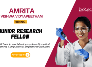 Research Jobs at Amrita Vishwa Vidyapeetham MTech Graduates Apply Now for the JRF Position