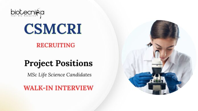 Research Jobs at CSMCRI Apply Now for Project Associate & Project Assistant Positions