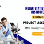 Research Jobs at ISI MSc Graduates Apply Now for the Project Associate Position