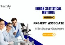 Research Jobs at ISI MSc Graduates Apply Now for the Project Associate Position