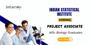 Research Jobs at ISI MSc Graduates Apply Now for the Project Associate Position