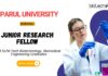 Research Jobs at Parul University Biotechnology Graduates Apply Now for the JRF Vacancy