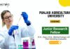 Research Jobs at Punjab Agricultural University Biotech Graduates Apply Now for the JRF Position (1)