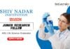 Research Jobs at Shiv Nadar Institution MSc Life Science Graduates Apply Now for the JRF Vacancy