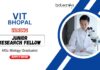 Research Jobs at VIT Bhopal MSc Biology Graduates Apply Now for the JRF Position