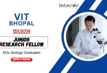 Research Jobs at VIT Bhopal MSc Biology Graduates Apply Now for the JRF Position