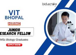 Research Jobs at VIT Bhopal MSc Biology Graduates Apply Now for the JRF Position