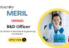 Research and Development Jobs at Meril | BE Biomedical Engineering Candidates Apply Now