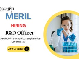 Research and Development Jobs at Meril | BE Biomedical Engineering Candidates Apply Now