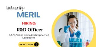 Research and Development Jobs at Meril | BE Biomedical Engineering Candidates Apply Now