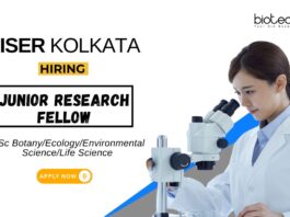 Research jobs at IISER Kolkata MSc Graduates Apply Now for the JRF Position