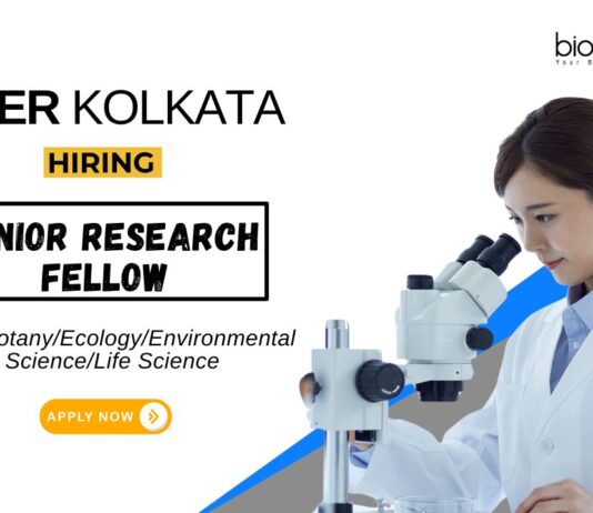 Research jobs at IISER Kolkata MSc Graduates Apply Now for the JRF Position