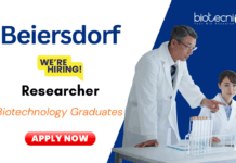 Researcher Job Vacancy at Beiersdorf | Hiring Biotechnology Graduates-Apply Now