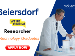 Researcher Job Vacancy at Beiersdorf | Hiring Biotechnology Graduates-Apply Now