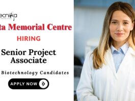 SRF Positions Jobs at Tata Memorial Centre MSc Biotechnology Candidates Apply Now