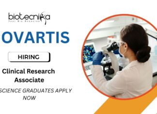 Clinical Research Associate Job at Novartis | Life Science Graduates Apply