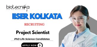 Scientist Jobs at IISER Kolkata PhD Life Science Candidates Apply Now 