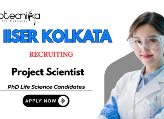 Scientist Jobs at IISER Kolkata PhD Life Science Candidates Apply Now 