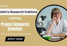 Scientist Jobs at St John’s Research Institute MSc Life Science Candidates Apply Now