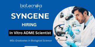 Scientist Jobs at Syngene | MSc Biological Science Candidates Apply Now